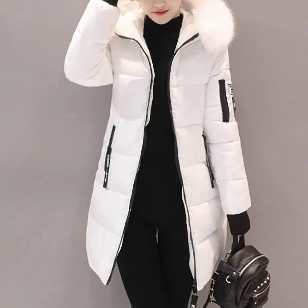 Chaqueta de invierno moderna y cálida para mujer