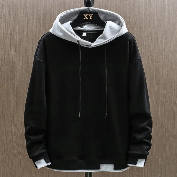 Sudadera casual bicolor para hombre ideal para cualquier ocasión