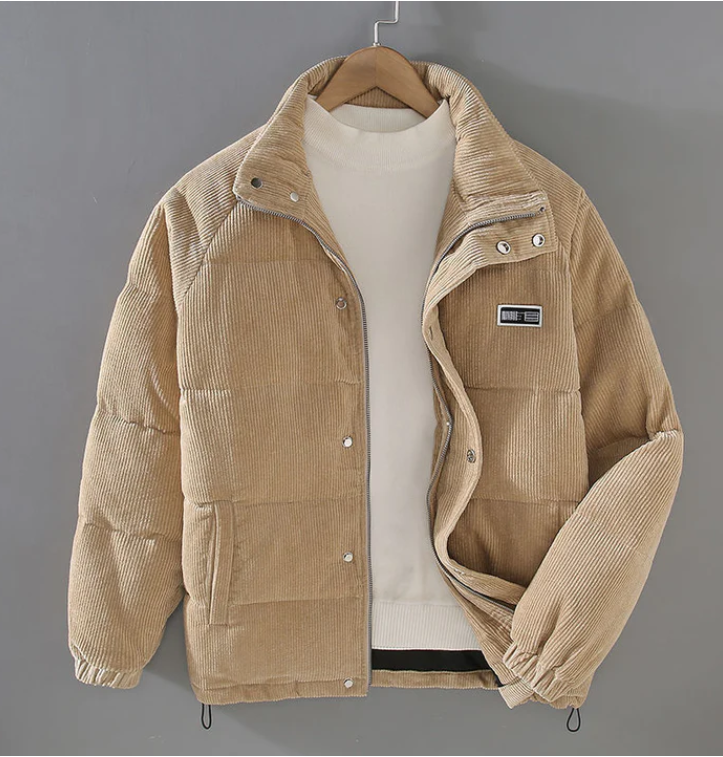 Chaqueta Térmica Gótica con Patrón de Calavera – Ropa Exterior Moderna para el Invierno