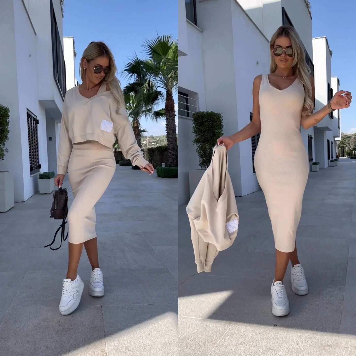 Traje dinámico de dos piezas