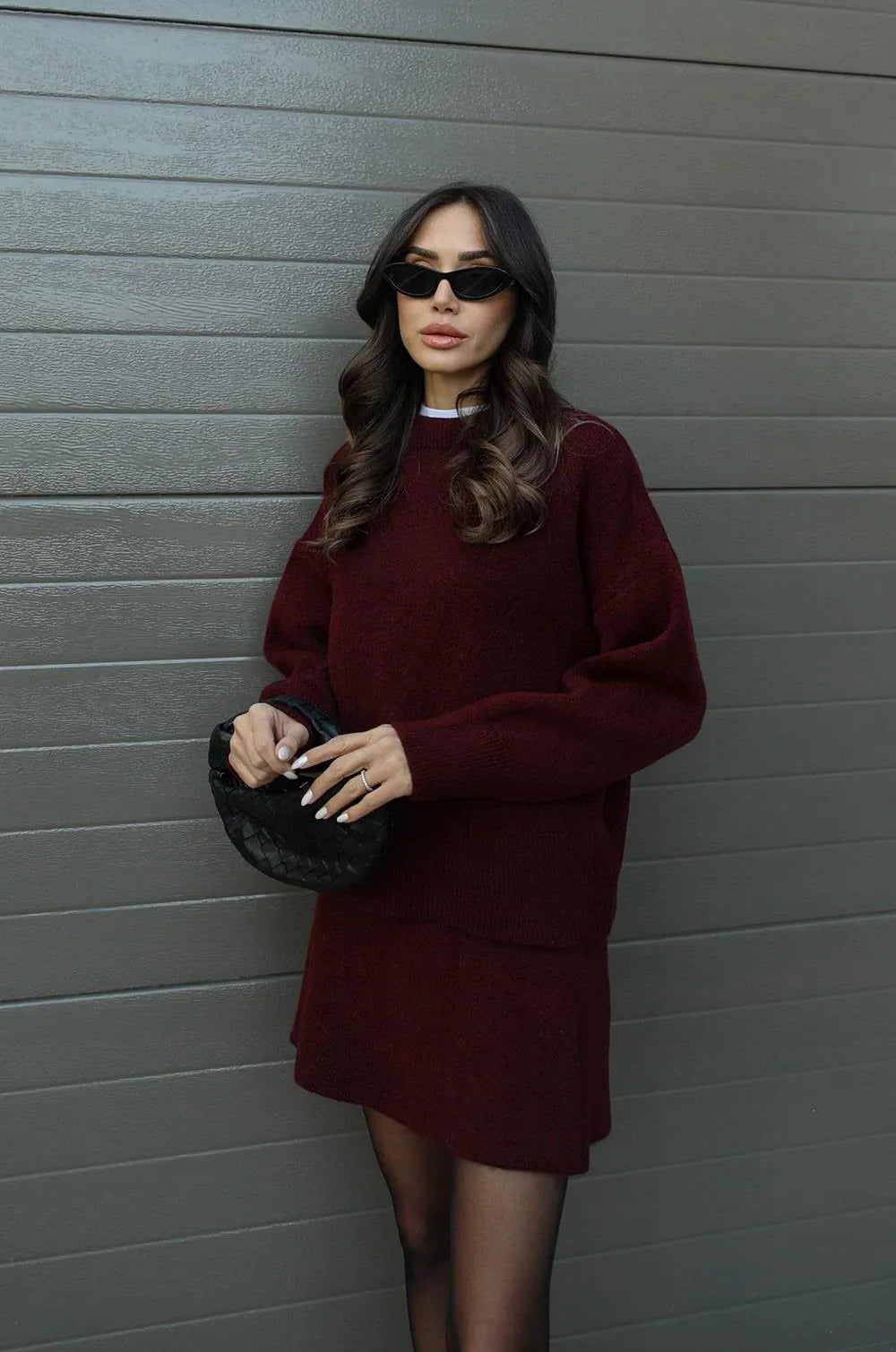Conjunto Elegante de Falda y Blusa – Look Completo para Mujer