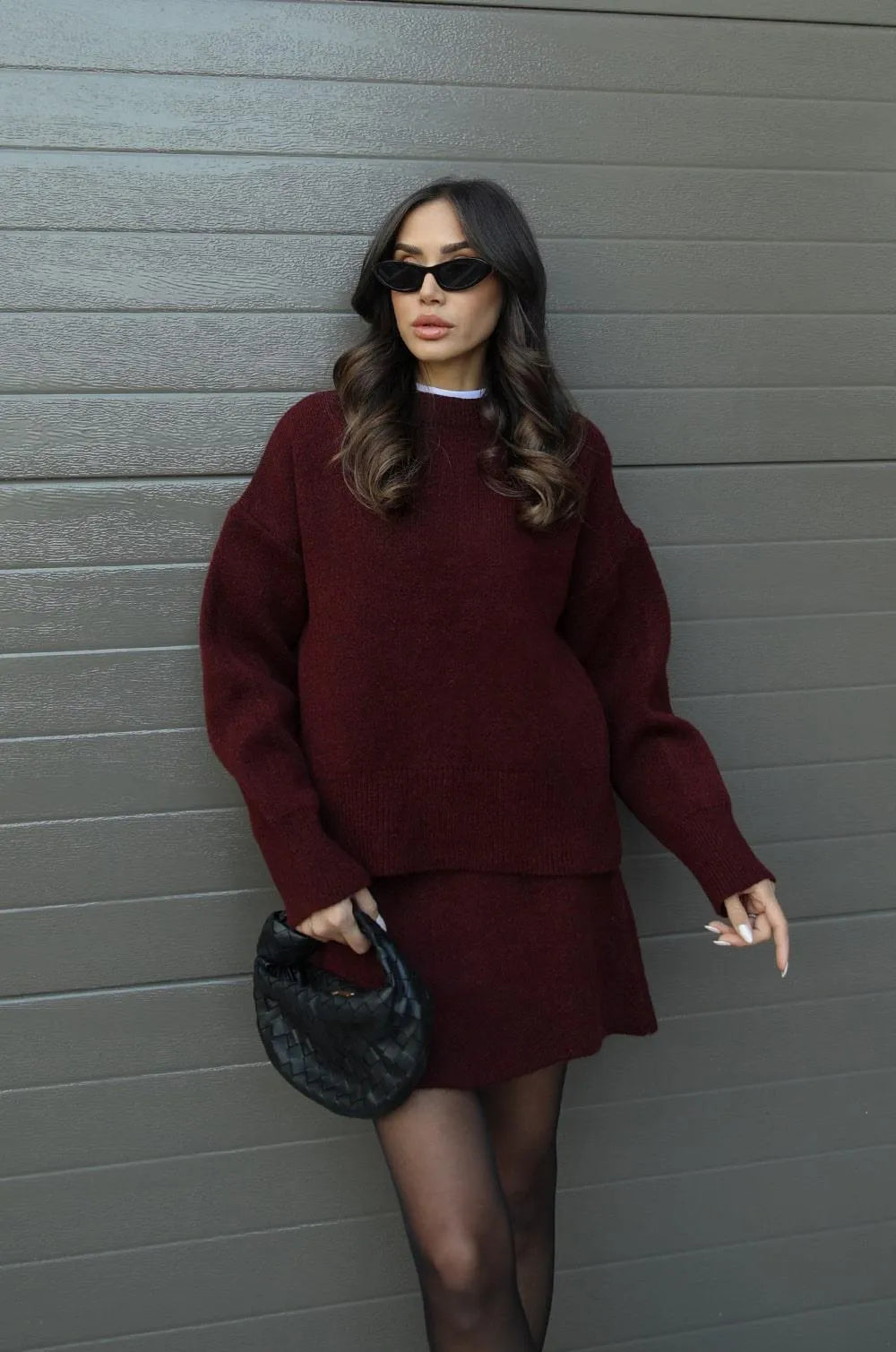 Conjunto Elegante de Falda y Blusa – Look Completo para Mujer