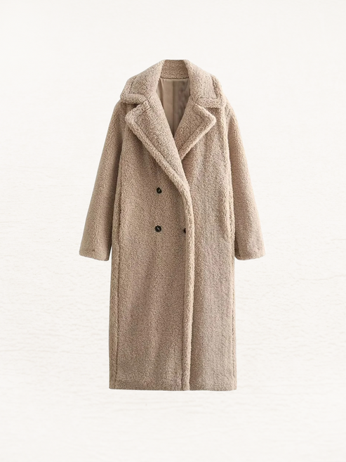 Abrigo largo para mujer ideal para días frescos de otoño