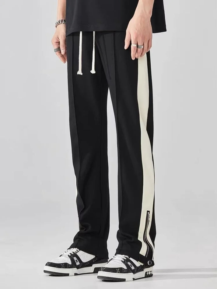 Pantalones elegantes con elementos modernos para un look perfecto