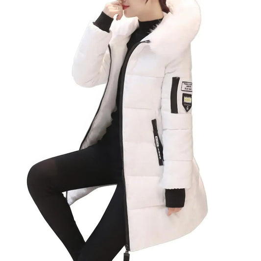 Chaqueta de invierno moderna y cálida para mujer
