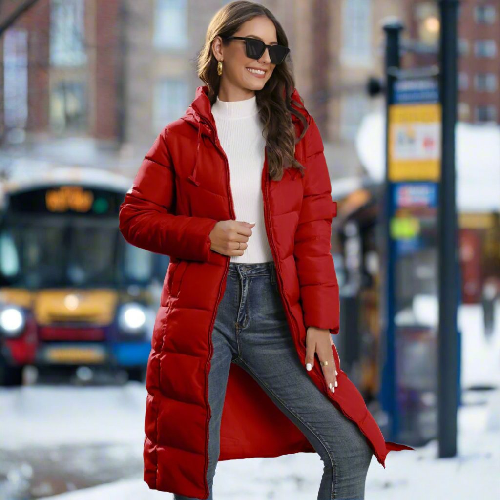 Chaqueta Larga de Invierno para Mujer con Diseño Elegante