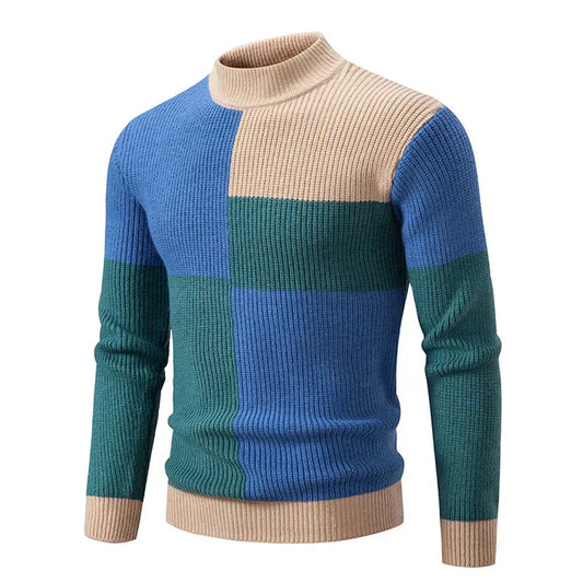 Jersey Casual de Otoño para Hombre con Colores Vibrantes