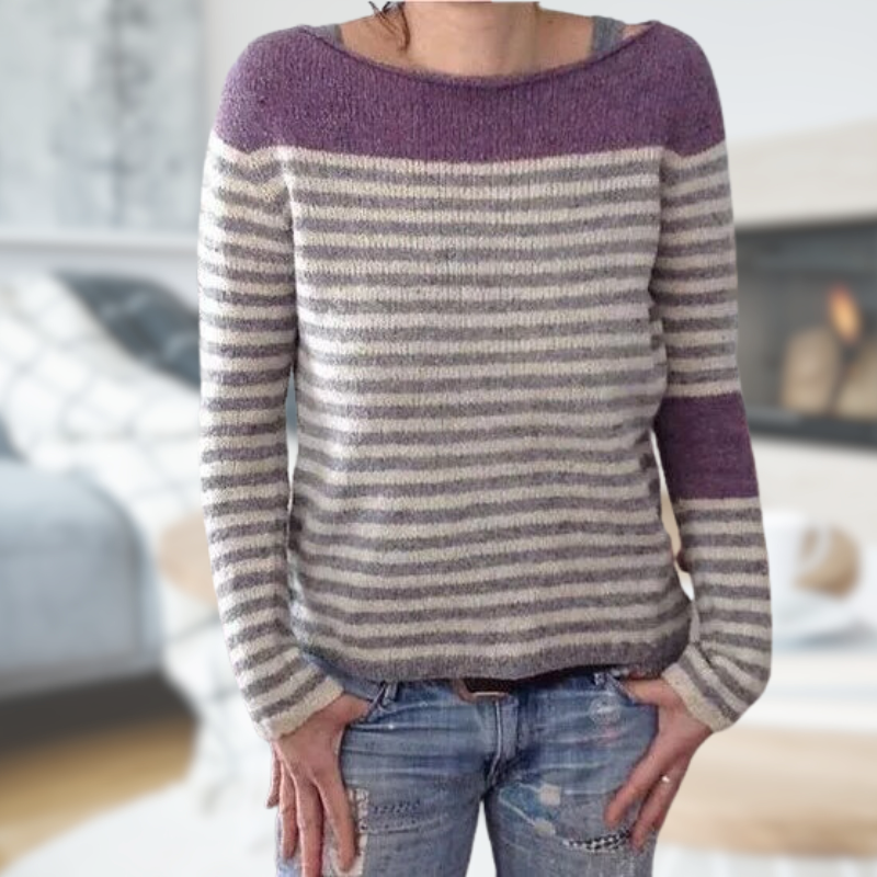 Un jersey de moda para salidas cómodas a diario