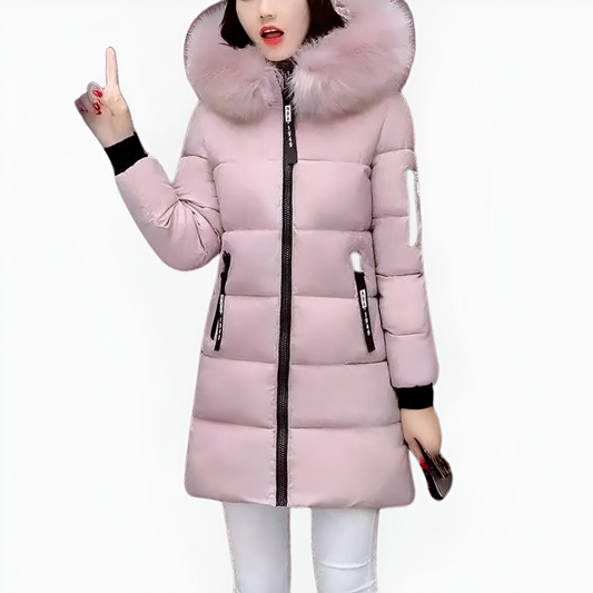 Chaqueta larga con capucha para mujer ideal para un estilo urbano